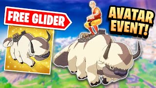 How to unlock FREE Appa Glider in Fortnite Avatar the Last Airbender Collab—Chapter 5 Season 2 [CC]