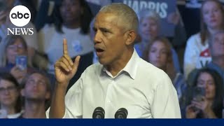 Obama slams speakers at Trump&#39;s Madison Square Garden rally