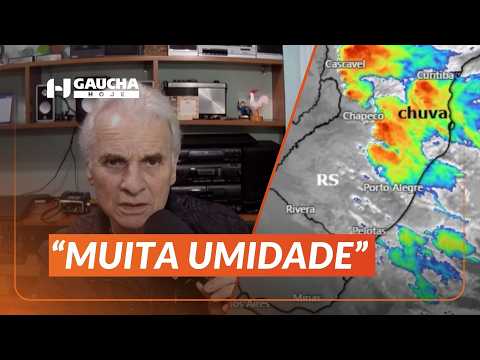 RS tem alerta de temporal e granizo; Veja a previsão do tempo com Cléo Kuhn | Gaúcha Hoje