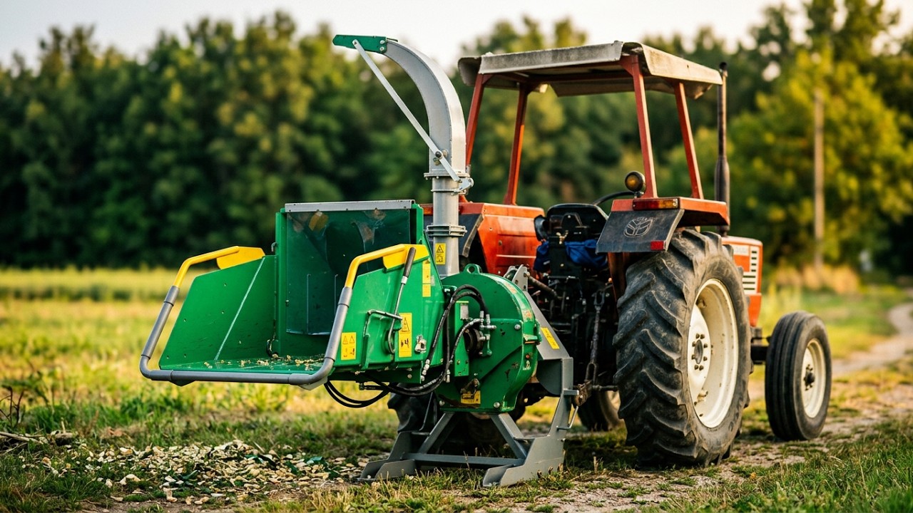 Video preview: Hercules C150SE wood chipper for tractor