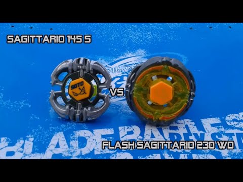 Beyblade Battle : Sagittario 145S vs Flash Sagittario 230WD