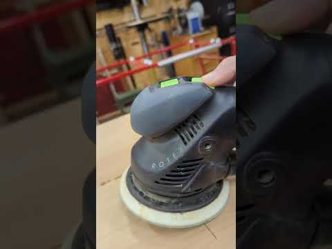 Glue Cleanup on Large Panels with the Festool Rotex RO 150 – Small Shop Life