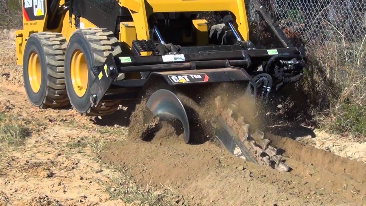 Trancheuses Cat® au travail