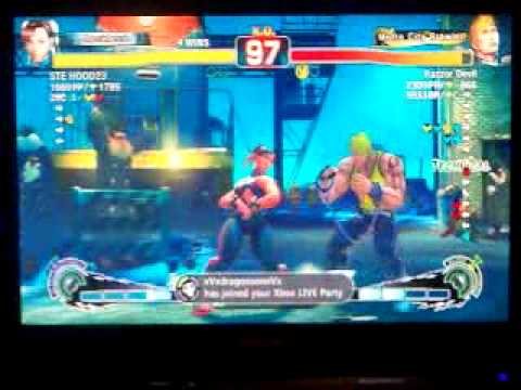 Razzor Devil(Cody) vs STE HOOD23(Chun) SSF4 Arcade Edition Ranked Match Xbox Live