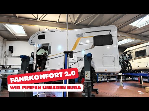 More safety & driving comfort: Additional air suspension for our motorhome from Kain Fahrzeugtechnik