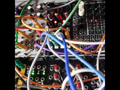 generative Eurorack patch (teaser) [Assimil8or, Ts-L, Troika, Hypster, Supercell, etc.] {iRig Duo}