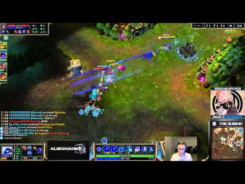 TSM Bjergsen Xerath vs Orianna [Challenger Ranked solo queue mid]