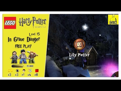 Lego Harry Potter Years 5-7: Lvl 15 / In Grave Danger FREE PLAY (All Collectibles) - HTG