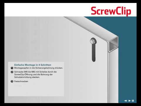 Berliner Schrauben - Unverlierbare Schrauben - Schraubensicherung - Screw Clip