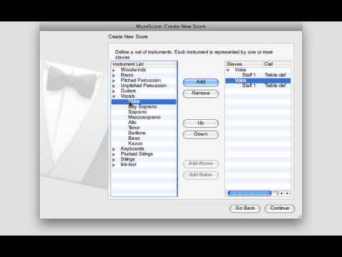 MuseScoreの10の簡単なステップ: パート1 スコアのセットアップ (MuseScore in 10 easy steps: part 1 Score Setup)