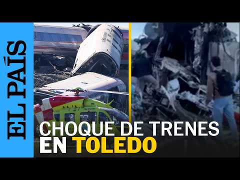 Las imágenes grabadas por un pasajero tras el choque de trenes en Toledo | EL PAÍS