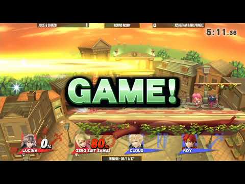 WBB #96 | Joshathan & Mr.Pringle vs Shinzo & Juice - Round Robin - Smash 4 Doubles