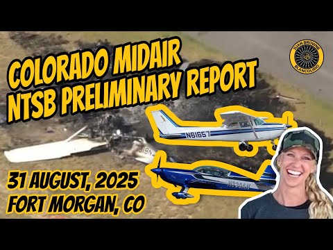 NTSB Preliminary Report Colorado Mid Air Collision 31 Aug 25