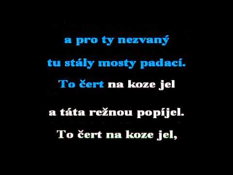 Čert na koze jel - kabát - karaoke