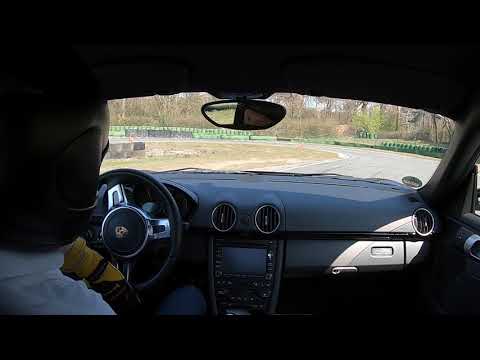 31.03.2019 - DMSB Kurpfalz Slalom Kartbahn Walldorf G1 - Porsche Cayman S 987- 1. Lauf - 2.02,25