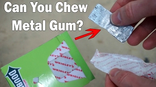 Can You Really Chew An Indium Stick Of Gum? Metal You Can Bite!