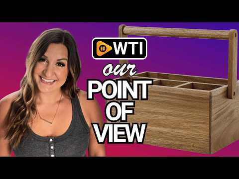 VaeFae Acacia Silverware Caddy with Handle - WTI product video review