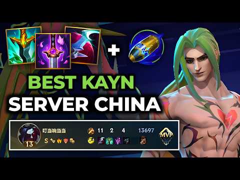 Kayn Blue Wild Rift China - Build Runes Guide Patch 7.0c - Gameplay Kayn Season 20