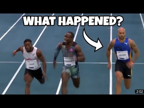 RECORD BREAKER FERDINAND OMANYALA BEATS 💥 MARCELL JACOBS