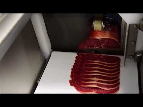 MHS Model ICC28 Horizontal Meat Slicer and Portion Control Machine