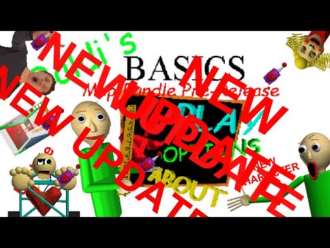 Im playing Baldi's Basics Map Bundle (Pre-Release v1.2) NEW UPDATE!!!! and New challenges!!!