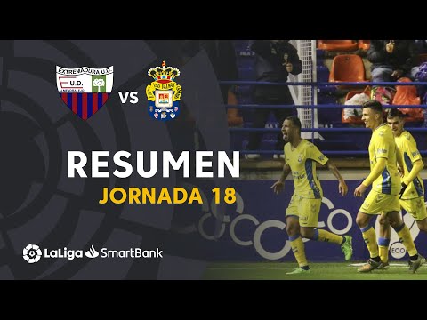 Resumen de Extremadura UD vs UD Las Palmas (0-1)