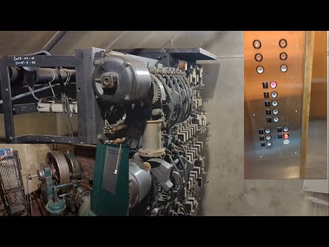 Vintage Haughton Elevator Machine Room. Pittsburgh, PA