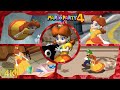 All Minigames Daisy Gameplay Mario Party 4 ⁴ᴷ