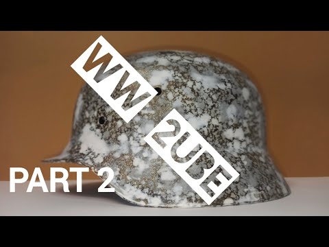German M35 helmet restoration tutorial. Part 2 - shell repair