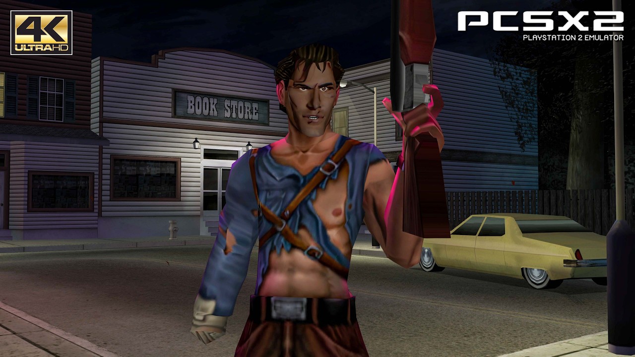 Evil Dead: A Fistful of Boomstick - PS2 Gameplay 4k 2160p / HD Texture Pack (PCSX2)
