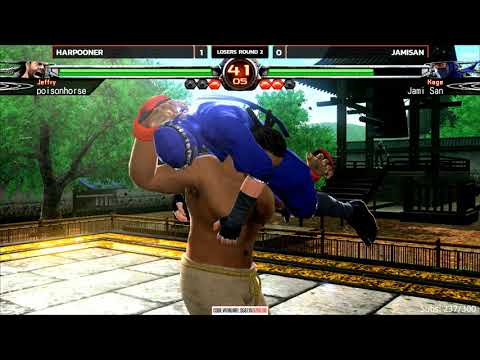VF5FS Online Tourney #2 - Harpooner (Jeffry) vs. Jamisan (Kage) [4K/60fps]