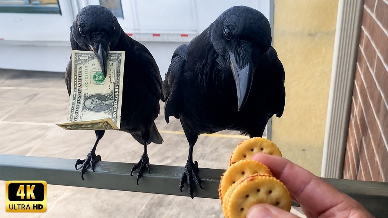 Overdramatic CROWS Being Absolutely Hilarious! 🐦⬛🤣 Funniest Animals Caught on Camera