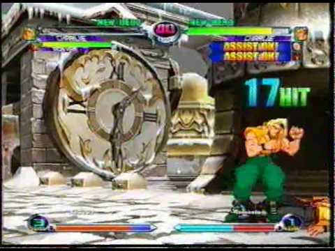 MvC2 Online (360): Unknown (Jin/Cha/IM) vs Brett (RomSlash) 1 .:12.18.09:.