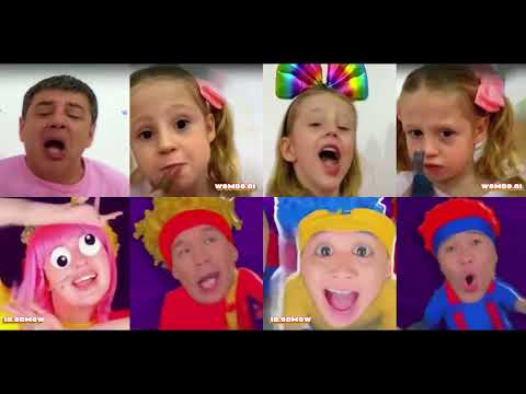 D Billions ft Nastya and Dad | Chocolate Challenge | Kuliki Taka Ti