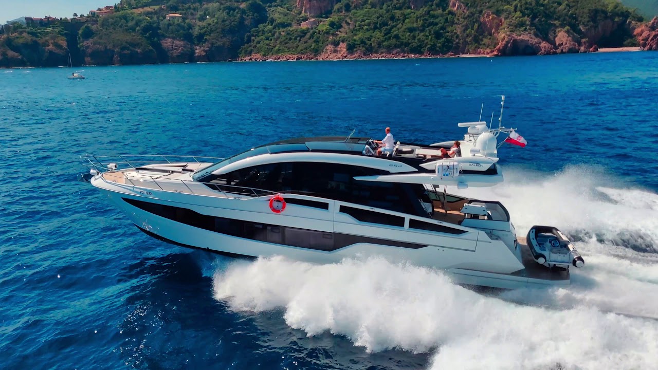 Galeon 650 SKY Sea Trials in Cannes 