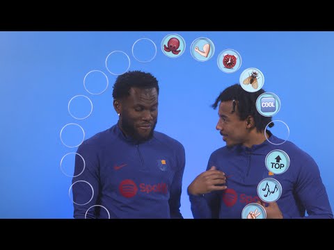 🤪 BARÇA EMOJIS with FRANCK KESSIE & JULES KOUNDE
