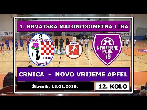 1. HMNL, 12. kolo: CRNICA - NOVO VRIJEME APFEL  2:5, 18.01.2019.