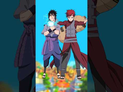 Sasuke vs gaara | who is strong? #naruto #sasuke #gaara #narutoshippuden  #youtubeshorts #shorts