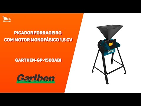 Picador Forrageiro com Motor Monofásico 1,5 CV  - Video