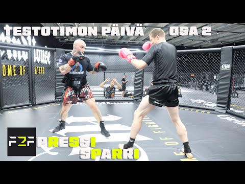 TESTOTIMON päivä osa 2 VIIMEINEN SPARRI JA PRESSIMYLLY BTS!