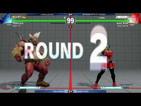 Street Fighter 5 Tournament: UMGOnline.com $500 Tourney - F3 Alucard (Birdie) v ANBU Punk (Karin)