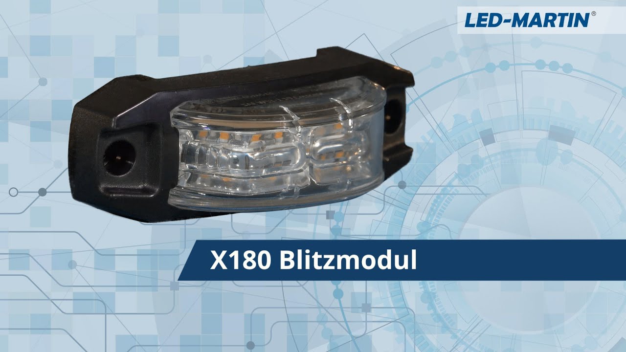 Frontblitzer, Heckblitzer - Serie MD6, LED, LED Blitzmodul, F.L.: kla