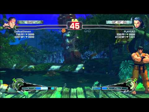 SSF4 AE: Ryu (DaRealSteven) vs Rose (Player2)