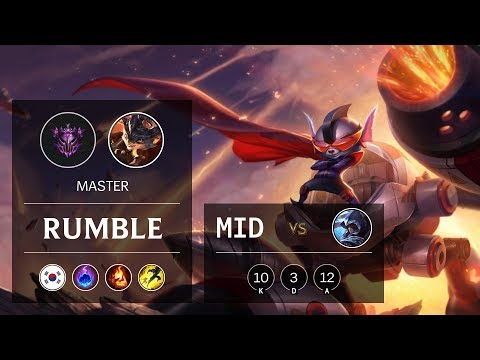 Rumble Mid vs Talon - KR Master Patch 9.15