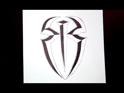 How to draw the Roman Reigns logo | logo drawing - YouTube
