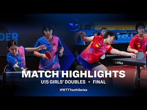Yang/Yao vs Zhao/Jiang | U15 GD Final | WTT Youth Star Contender Podgorica 2024
