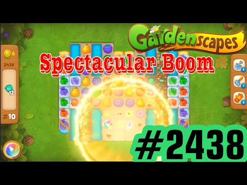 GARDENSCAPES - Level 2438 | Gameplay Walkthrough [ Plarix ]
