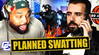 AD ADDRESSES ADAM22 Attempting To SWAT His House! 