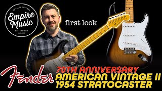 Video thumbnail for FIRST LOOK: Fender 70th Anniversary American Vintage II 1954 Stratocaster by Empire Music