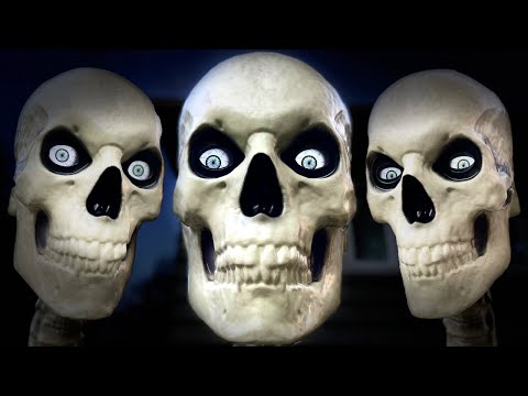 12FT SKELETON with LifeEyes LCD Eyes Halloween Prop Review! (Home Depot Exclusive)